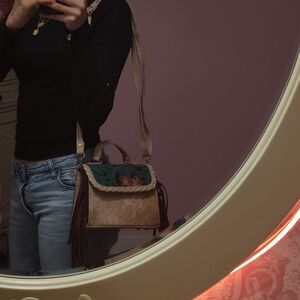 Bohemian Fringe Shoulder Bag - Multicolor